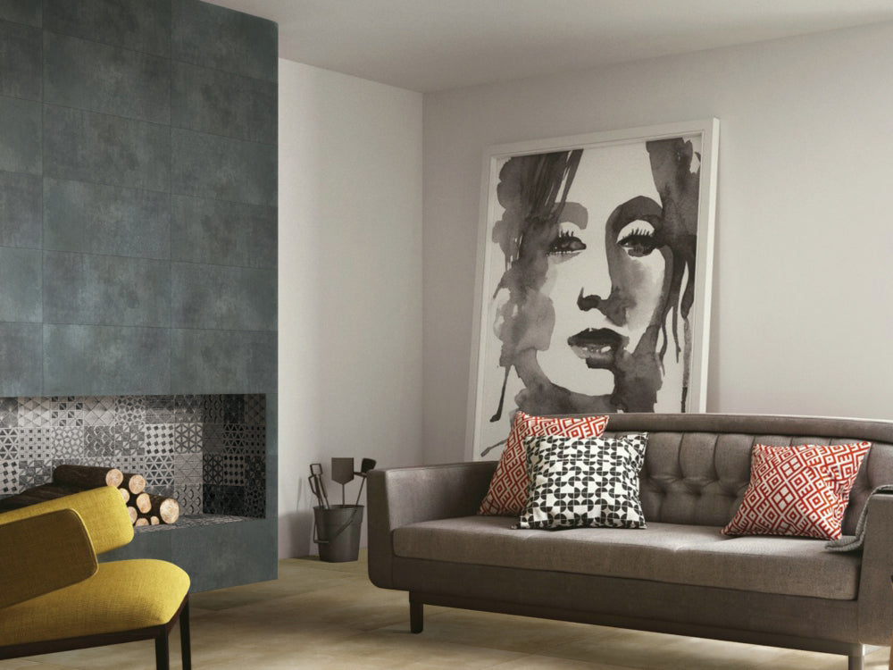 Dark Grey and Light Grey Lappato Sugar Polished Porcelain Tiles Wall & Floor Tiles-60*60 & 80*80 -8FVA005DPM (Copy)