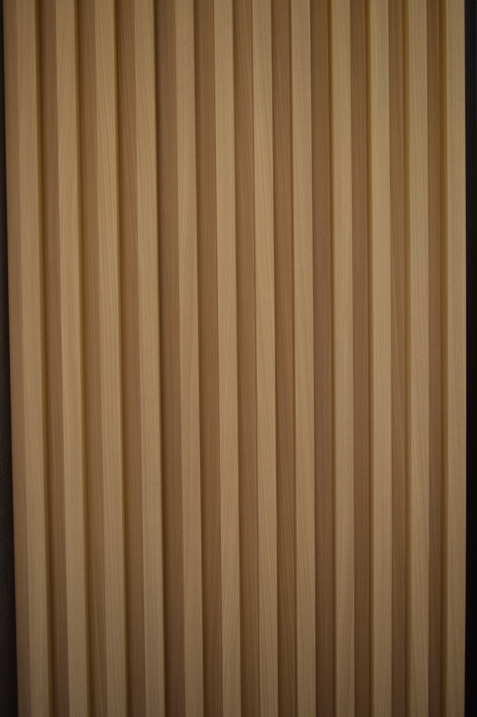 Décor Slat Wall Panels in Wood Look finish-PWC Plastic Waterproof