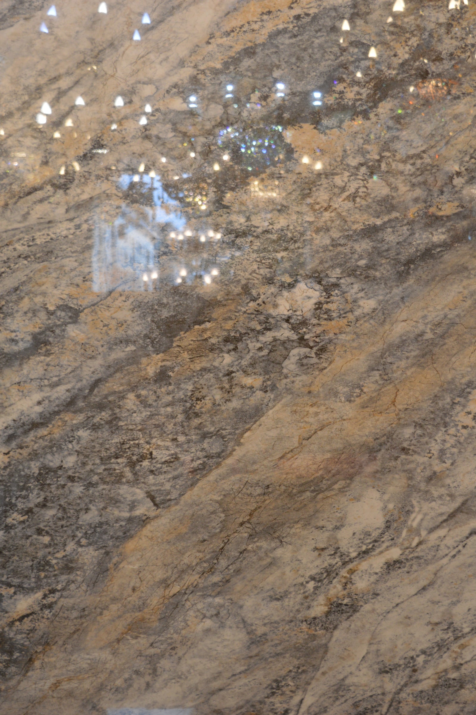 Big Panel Size Grey Mix Brown Marble Design Porcelain Tiles Wall & Floor Tiles-900*1800*10mm-LLN9918JW027F-Glossy