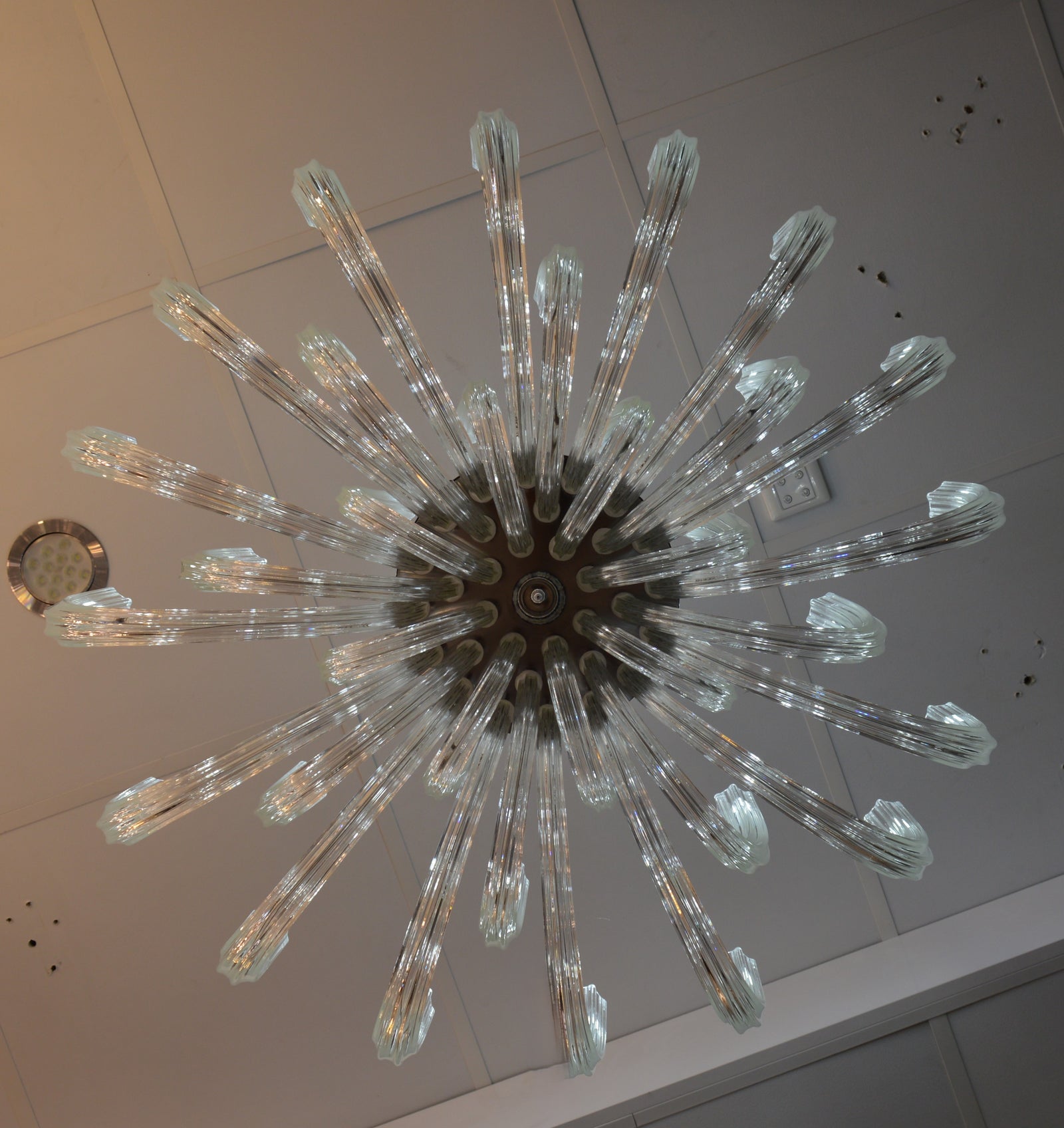 Modern Crystal Glass Bulb Chandelier Ceiling Light – Luxury Glass Arms Pendand