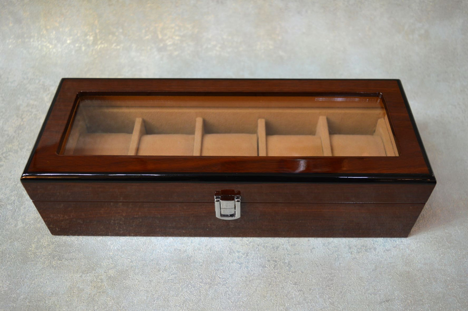 Watch Box Organizer 3 & 5 Slots Wooden Watch Display Case -Luxury Gift for Men and Women