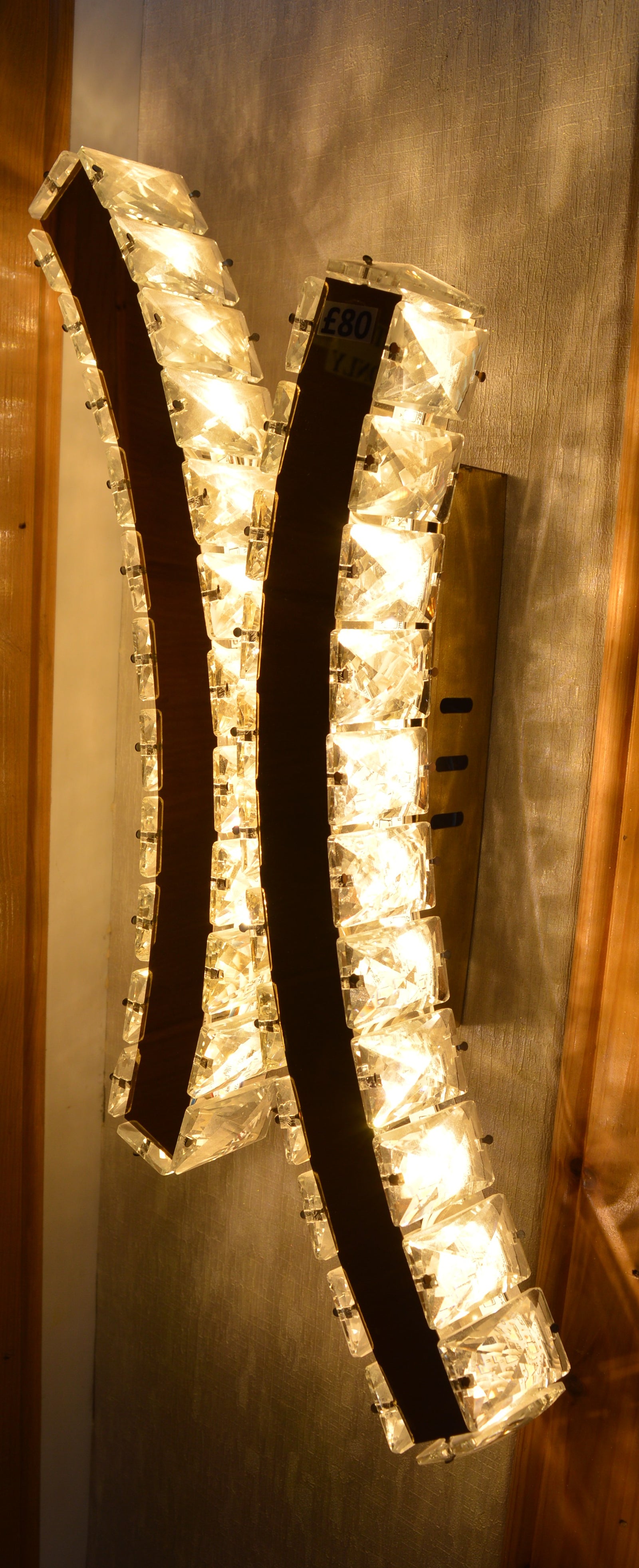 Aurora Luxe Crystal Wall Light