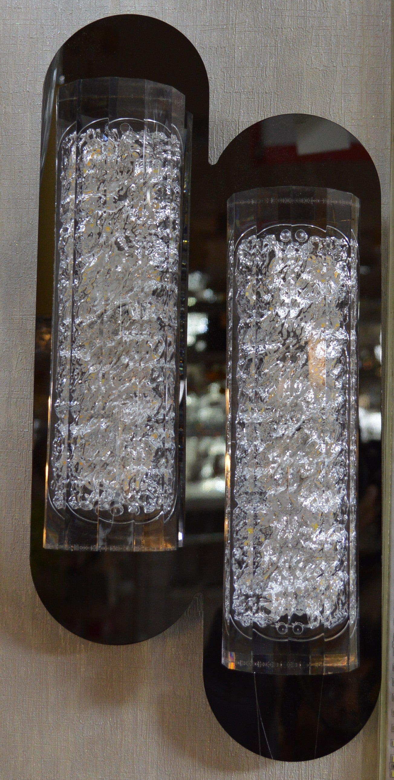 Glacier Dual Crystal LED Wall Light – Luxury Modern Decorative Sconce