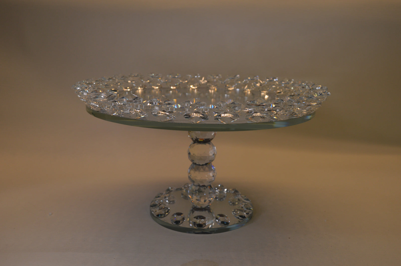 Revolving Crystal Bowl Stand for Fruits Vegetables Baskets Creative Fruit Dish Basket Luxurious Fruit Basket/Bowl