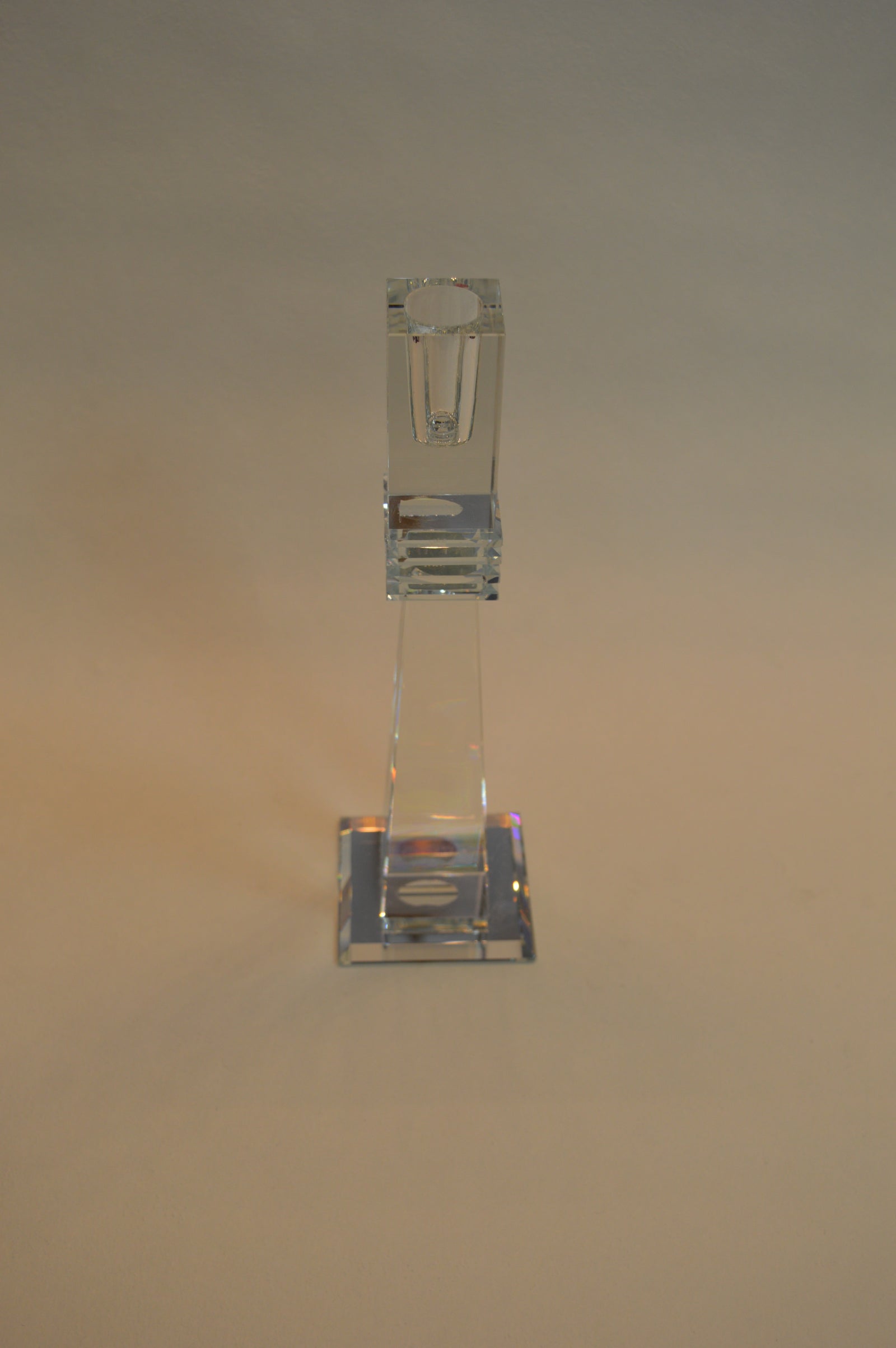 Luxury Crystal Glass Candle Holders Set – Modern Candle Sticks for Home Décor