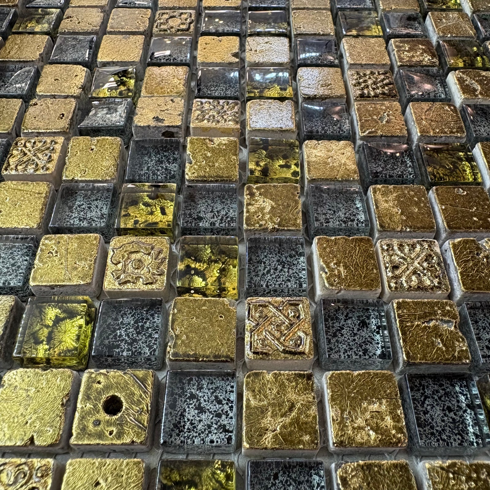 Stone & Glass Mosaic - 300*300*8mm - 11sheets = 1 meter square - S815-GL