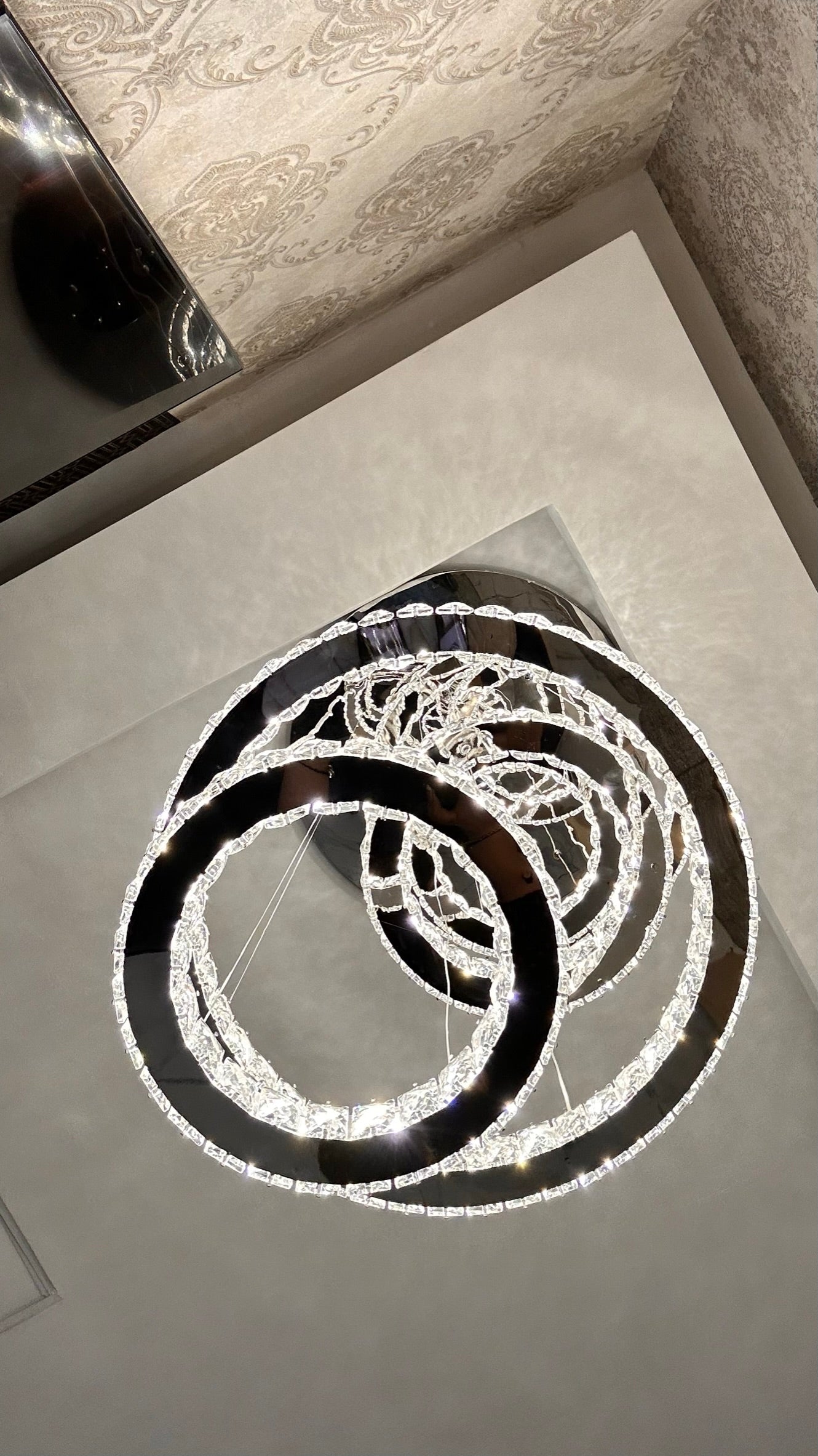 Modern Big Multi Layer Crystal Rings LED Ceiling Light/Chandelier-20014-1000