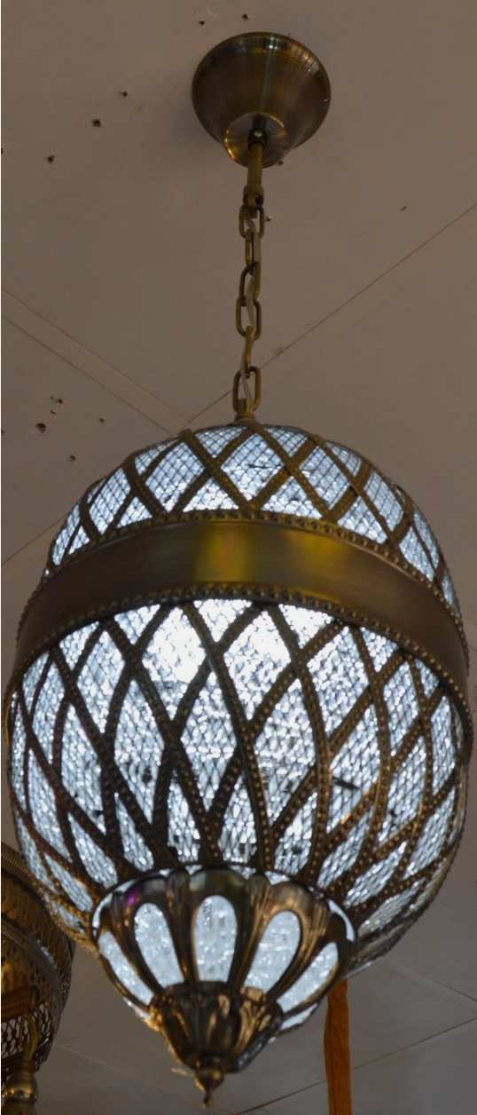 Turkish Mosaic Pendant Light | Handmade Hanging Ceiling Lamp