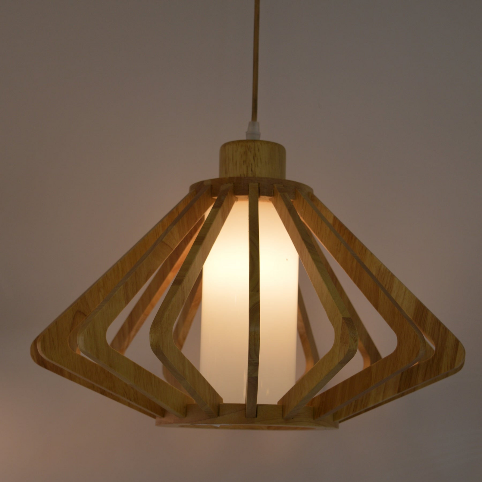 Triangle Wooden Pendant Lights
