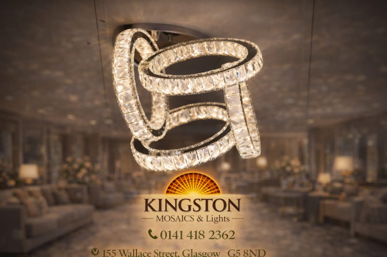 Luxury Crystal Spiral LED Ceiling Light – Modern Chrome Chandelier - 02 Sizes