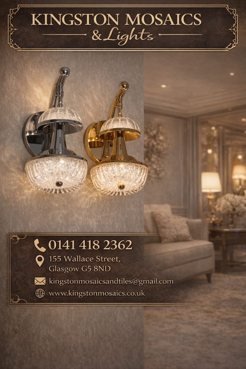Luxury Crystal Table Lamp with Polished Chrome Base