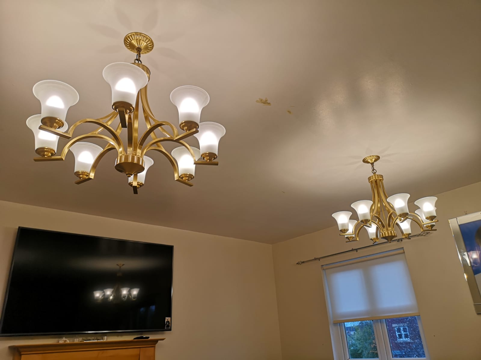 Gold Traditional 8arms Chandelier-adjustable Height-PL6017-8arms-Gold