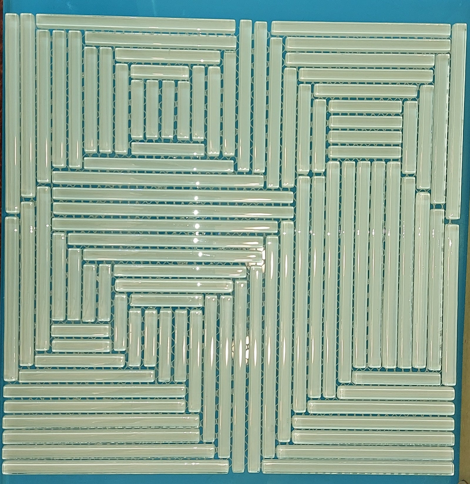 Geometric Glass Mosaic Tile-300*300*8mm-13GG-FK02