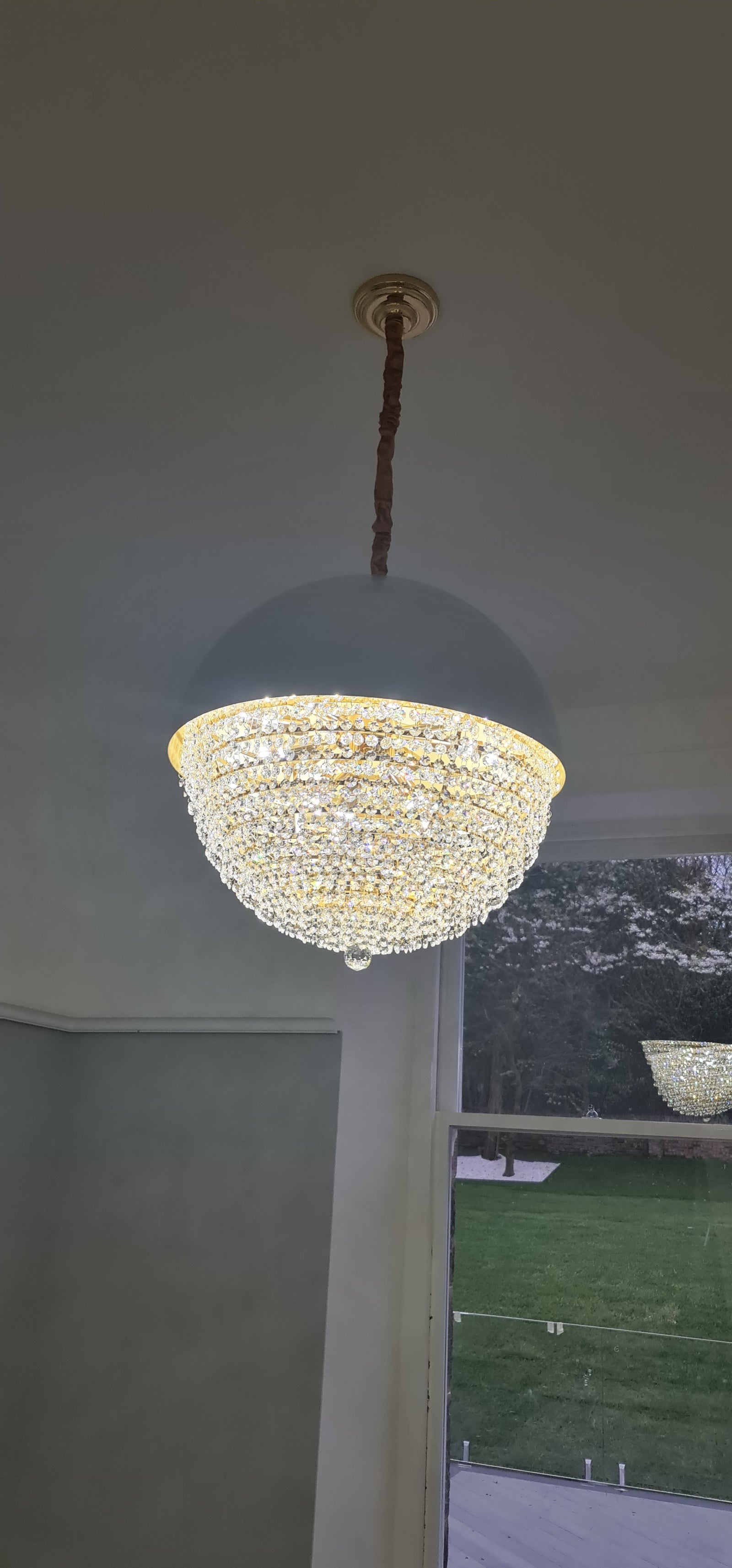 Dune Crystal Pendant Ceiling Light-with matching Floor & Table Lamp with Different colour and design-Y806