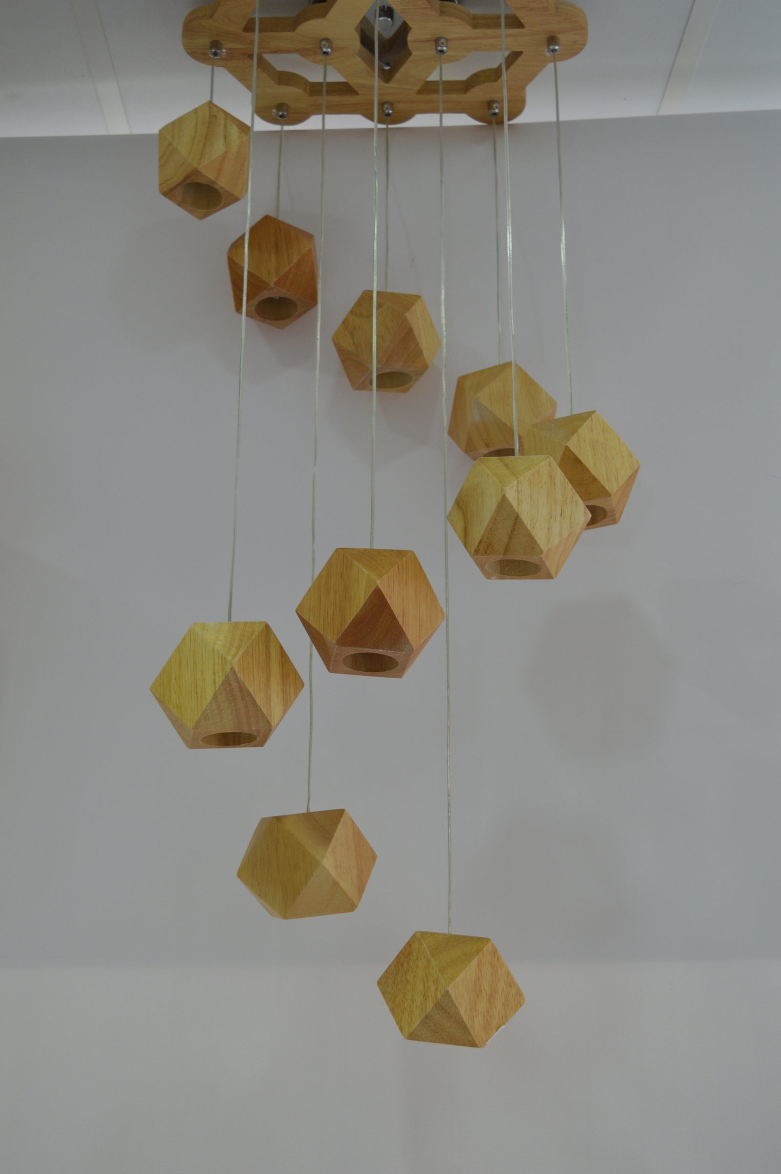Triangle Wooden Pendant Lights