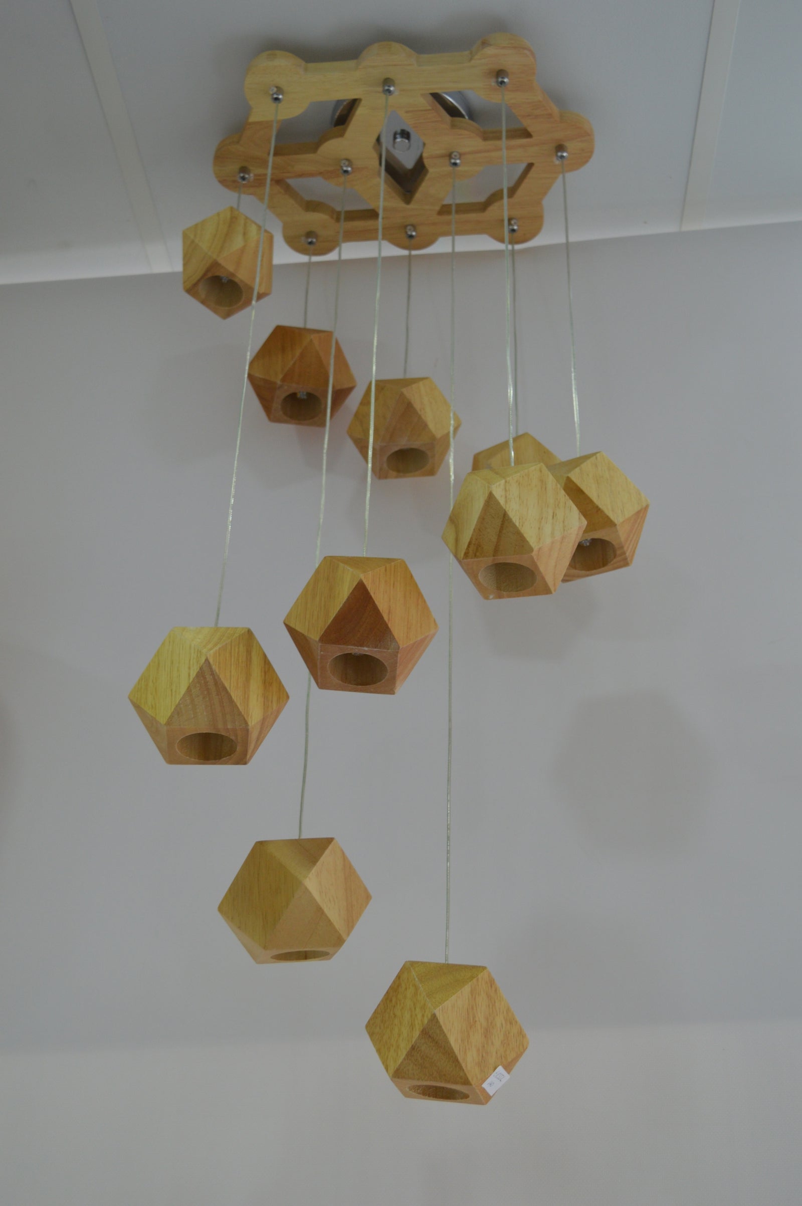 Triangle Wooden Pendant Lights