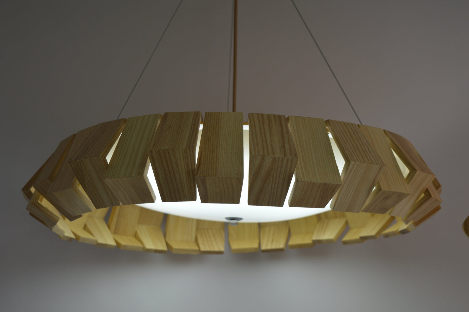 Triangle Wooden Pendant Lights