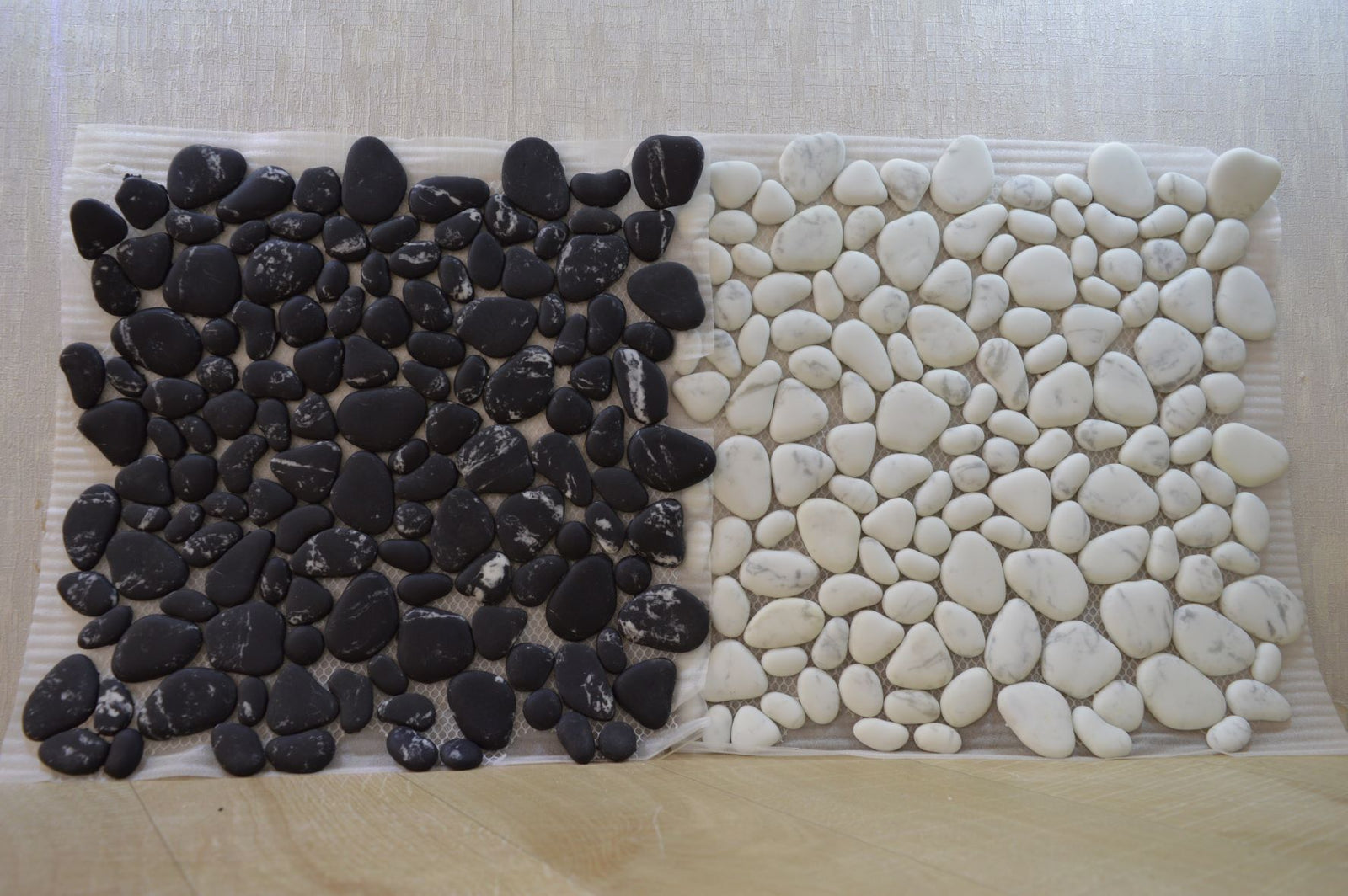 White Stone Pebbles Mosaics-300*300*8mm-11sheets-1m2-DXMQ2