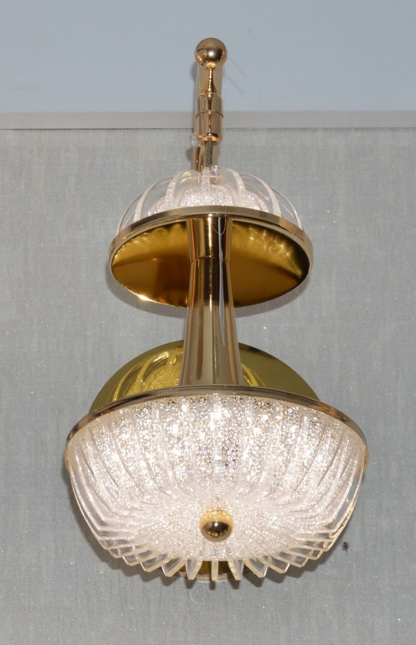 Crystallic Hanging Pendant Wall Light-W-193Chrome & Gold