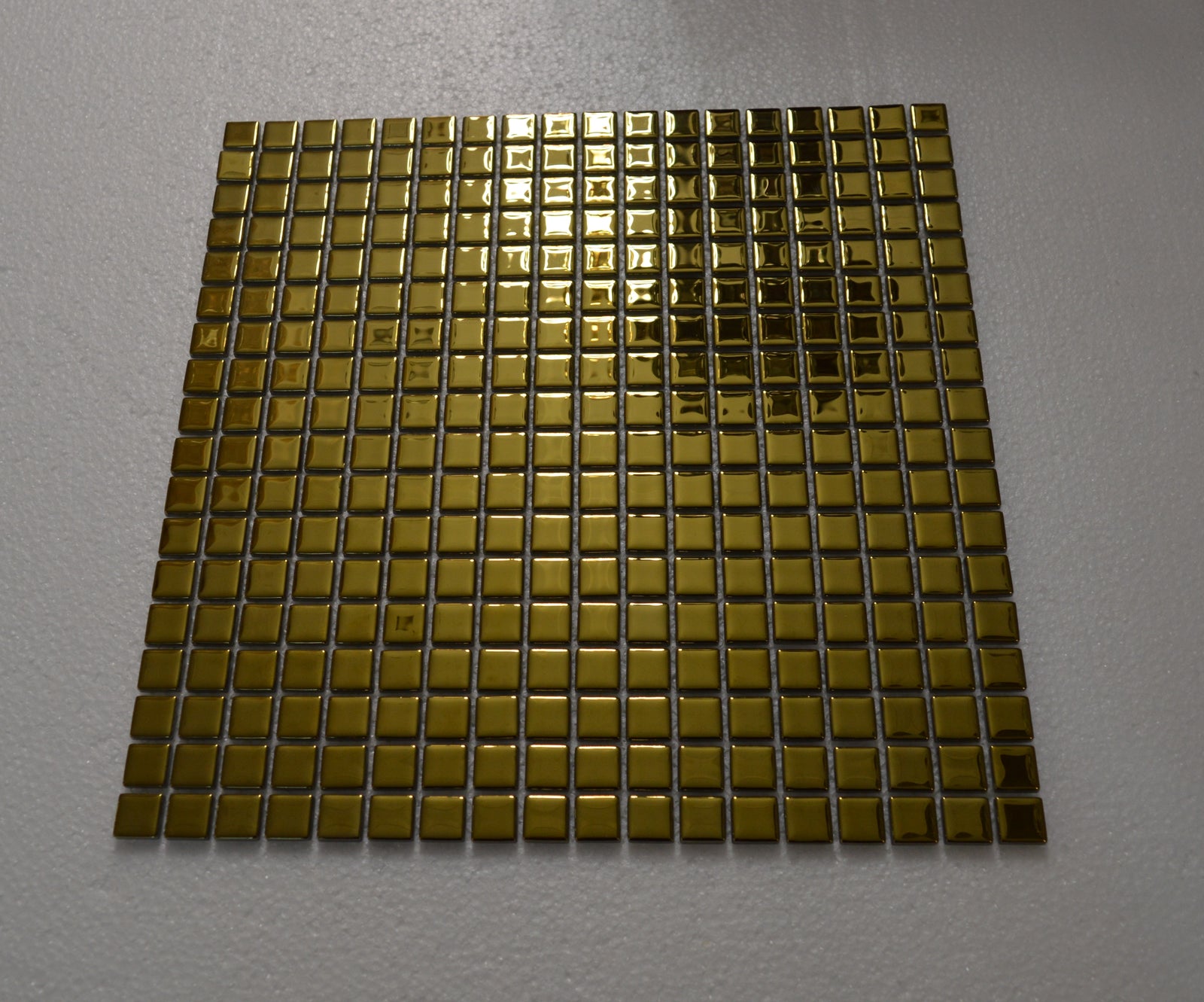 Mirrored Gold Glass Mosaic Tile-300*300*8mm-11sheets-1m2-25PGOld