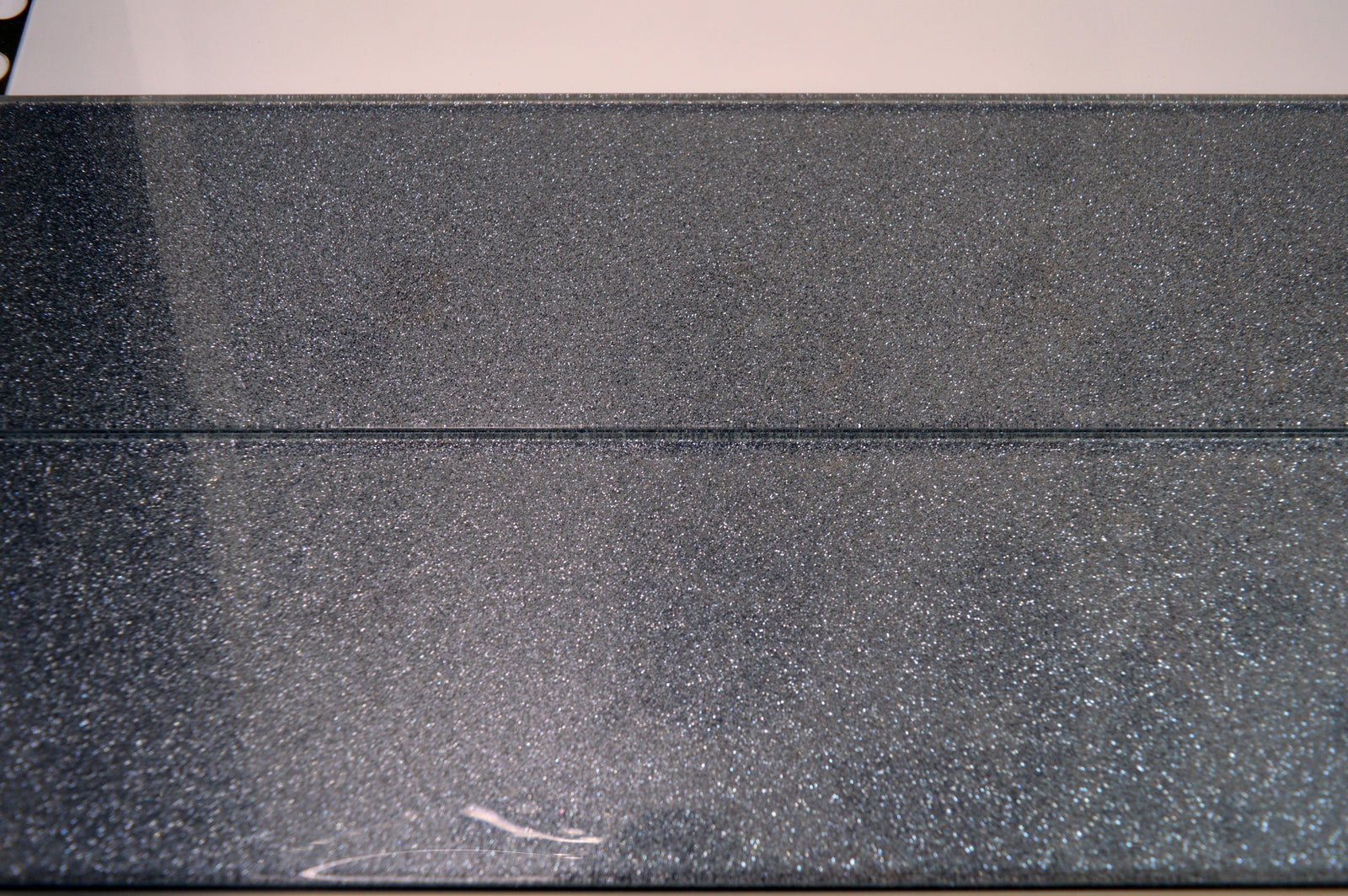 Black Sparkly Glass Mosaic Tile