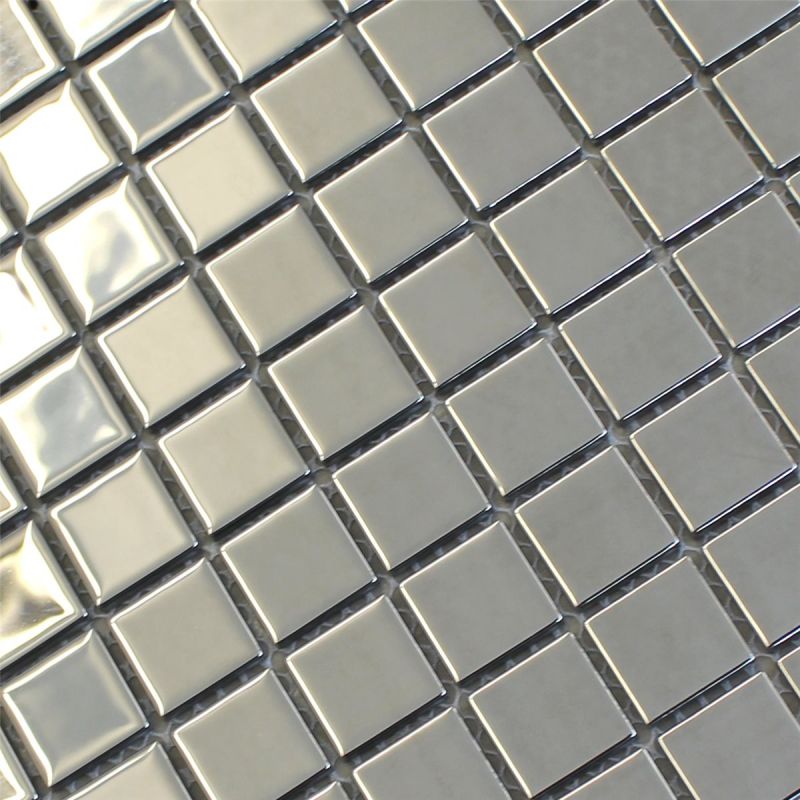 Mirrored Silver Glass Mosaic Tiles-300*300*5mm-11sheets-1m2-25PSilver