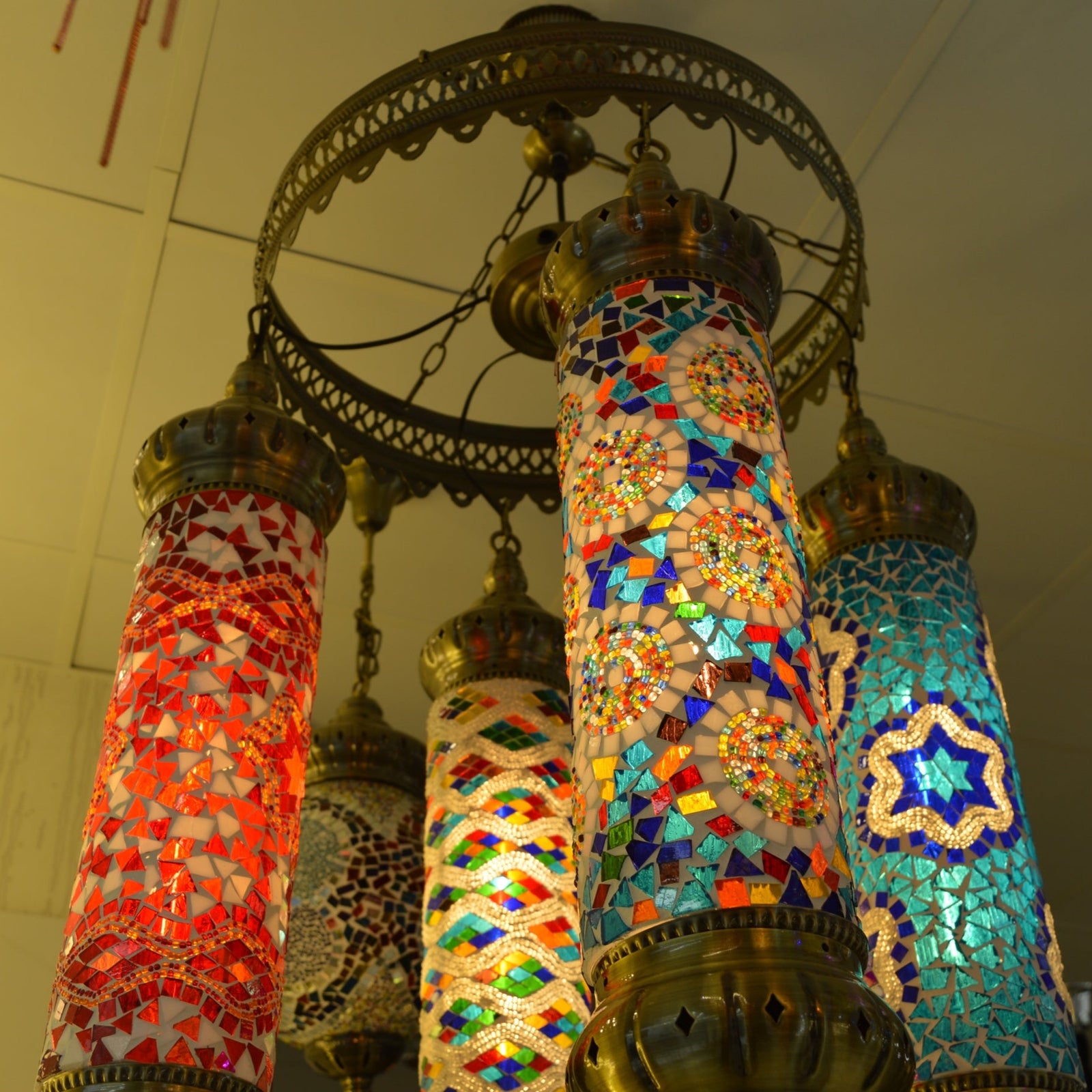 Hanging Cylindrical Pendant Turkish Pendant Light-TL005