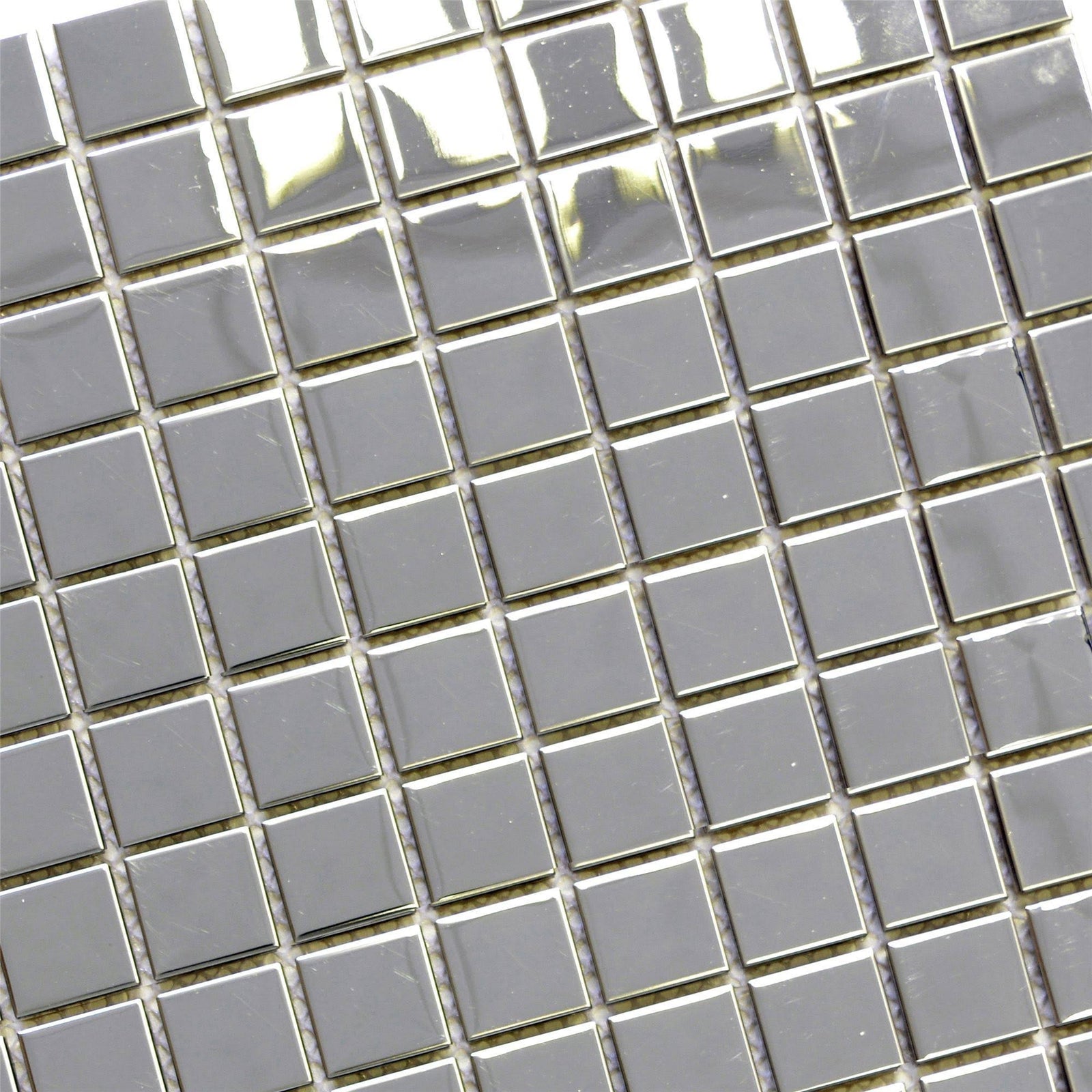Mirrored Silver Glass Mosaic Tiles-300*300*5mm-11sheets-1m2-25PSilver