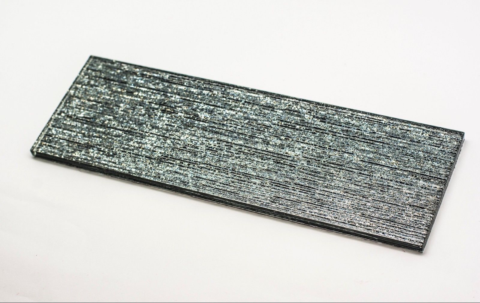 Dark Grey Slate/Metro Shimmering Glass Mosaic Tile | 1 sheet 30cmx10cm&8mm | 33 sheets 1sqm