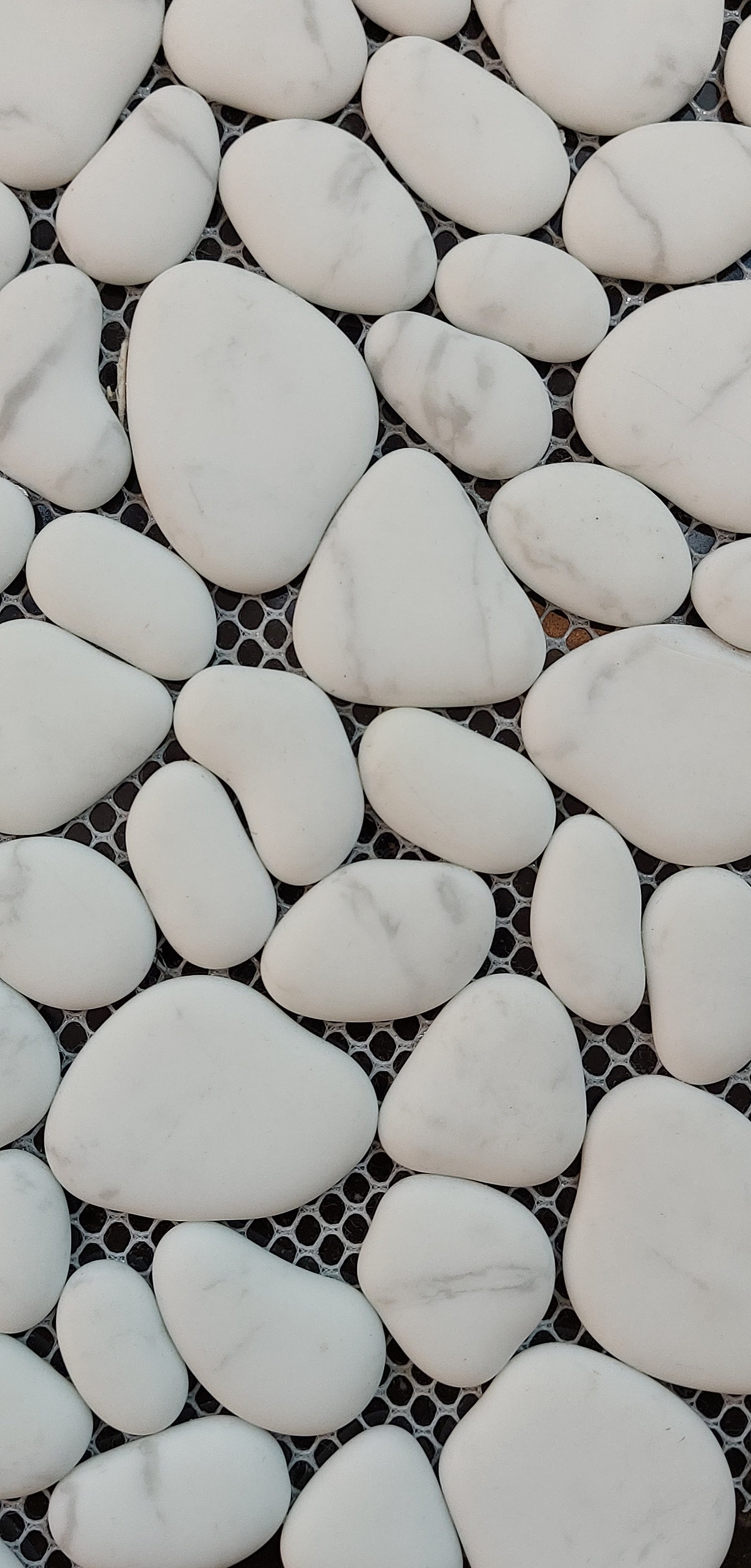 White Stone Pebbles Mosaics-300*300*8mm-11sheets-1m2-DXMQ2
