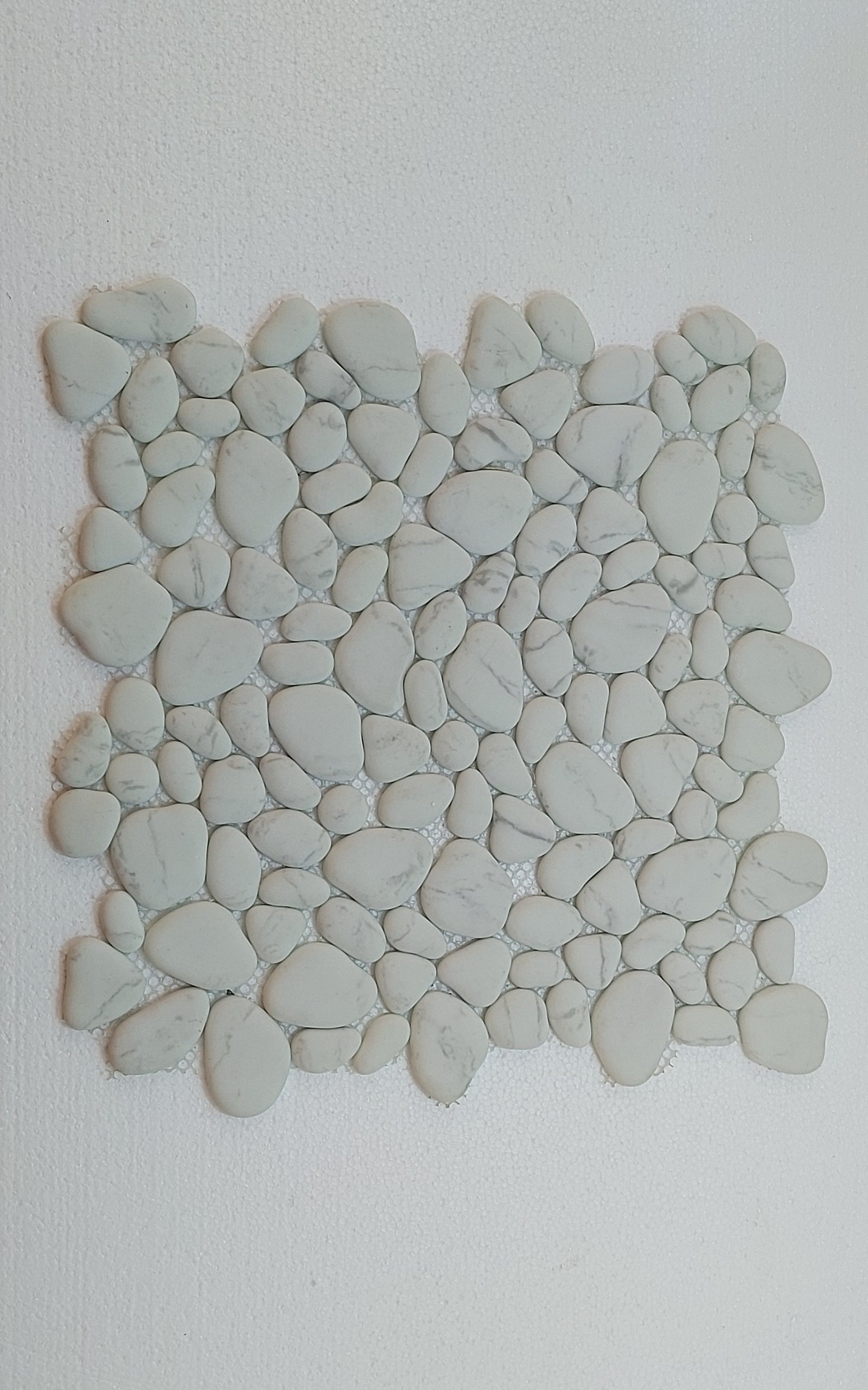 White Stone Pebbles Mosaics-300*300*8mm-11sheets-1m2-DXMQ2