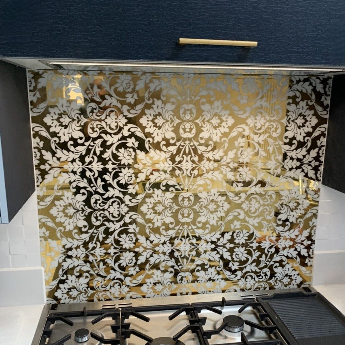 Gold & White Swirls Porcelain Décor Wall & Floor Tiles-300*600*10mm-6sheets-1m2-DEC-MIRO749