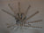 Thin metallic frame LED crystallic ceiling mounted light [C89384-3]