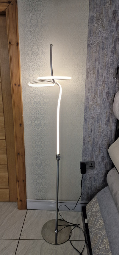 LED Metallic body free standing lamp [MF92033-1]