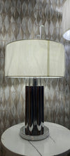 Free standing Modern Floor Lamps with matching Table Lamps –A145-46Chrome & Gold