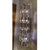 Crystal rectangle bar wall light with color changing feature- 9122-350ch