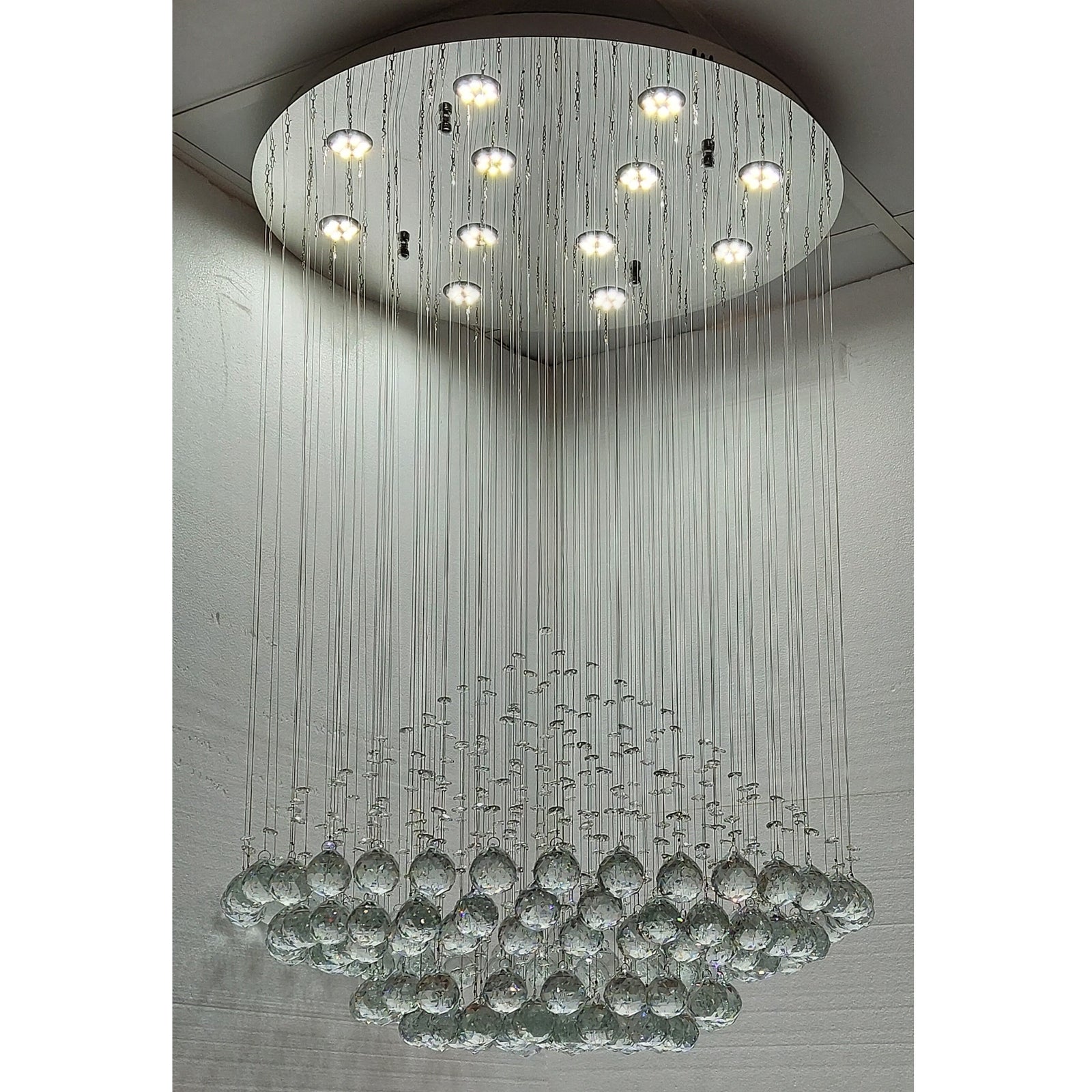 Modern Crystal Dropping LED Chandelier Light(1911-600)