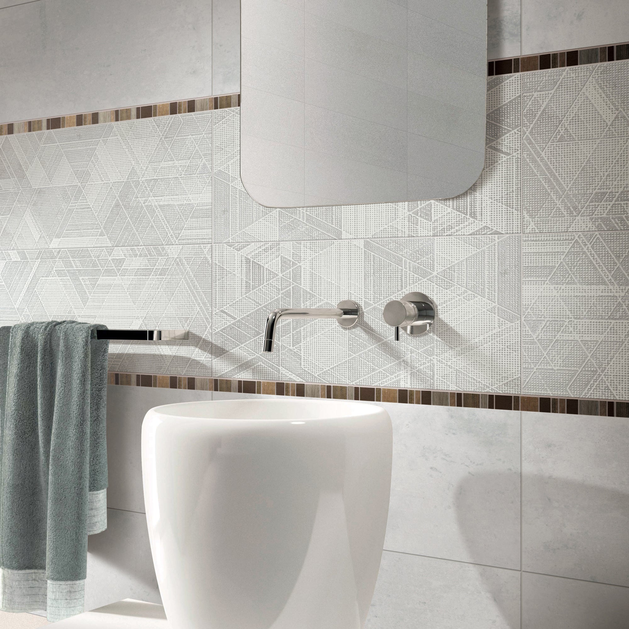 Light Grey and Dark Grey Lappato Sugar Polished Porcelain Tiles Wall & Floor Tiles-60*60 & 80*80 -8FVA005DPM
