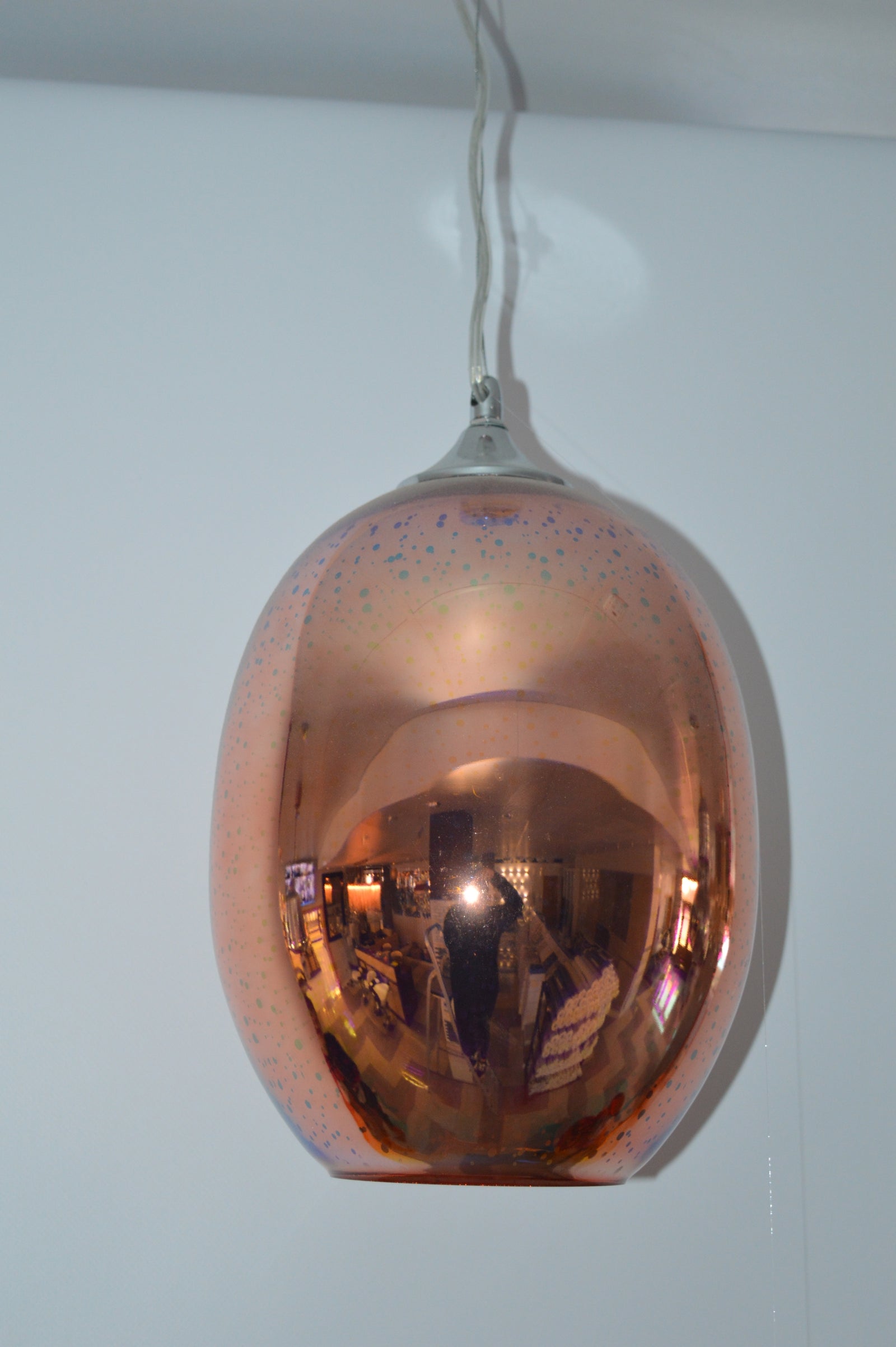 3D Firework Infinity Glass Pendant Ceiling Light | Modern LED Hanging Lamp