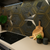 Gold & Black Decor Porcelain Tiles 600 x 600 x 10mm