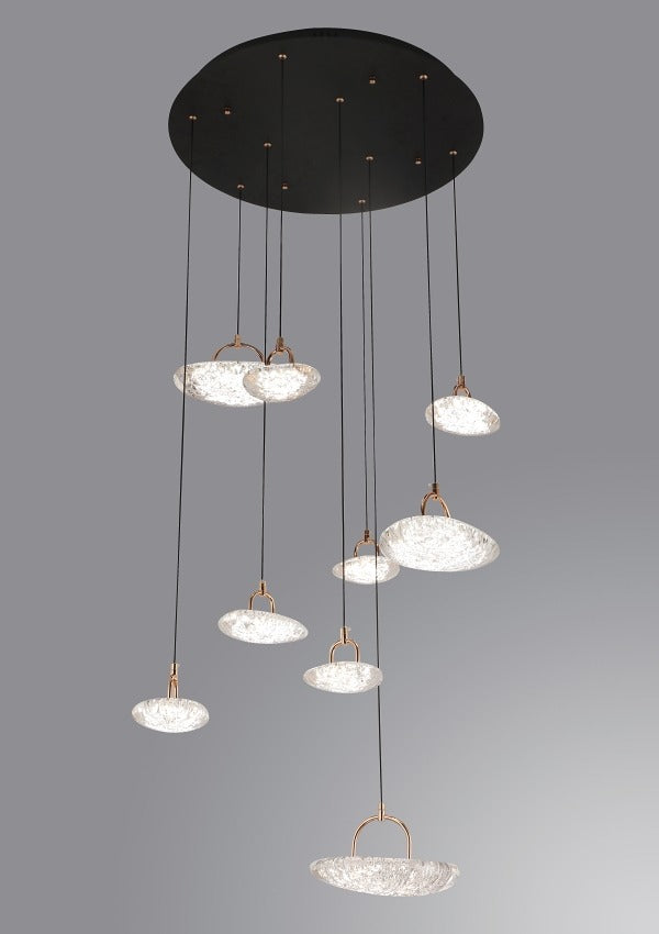 Almond Drop Pendants LED Ceiling Light/Modern Chandelier-2326-48pendants