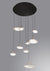 Almond Drop Pendants LED Ceiling Light/Modern Chandelier-2326-48pendants