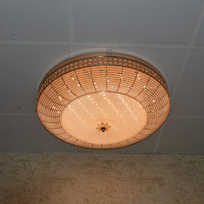 Copy of LED Crystallic Flushmount Ceiling Light with colour changing features- 9181-800 & 600 Gold/Chrome