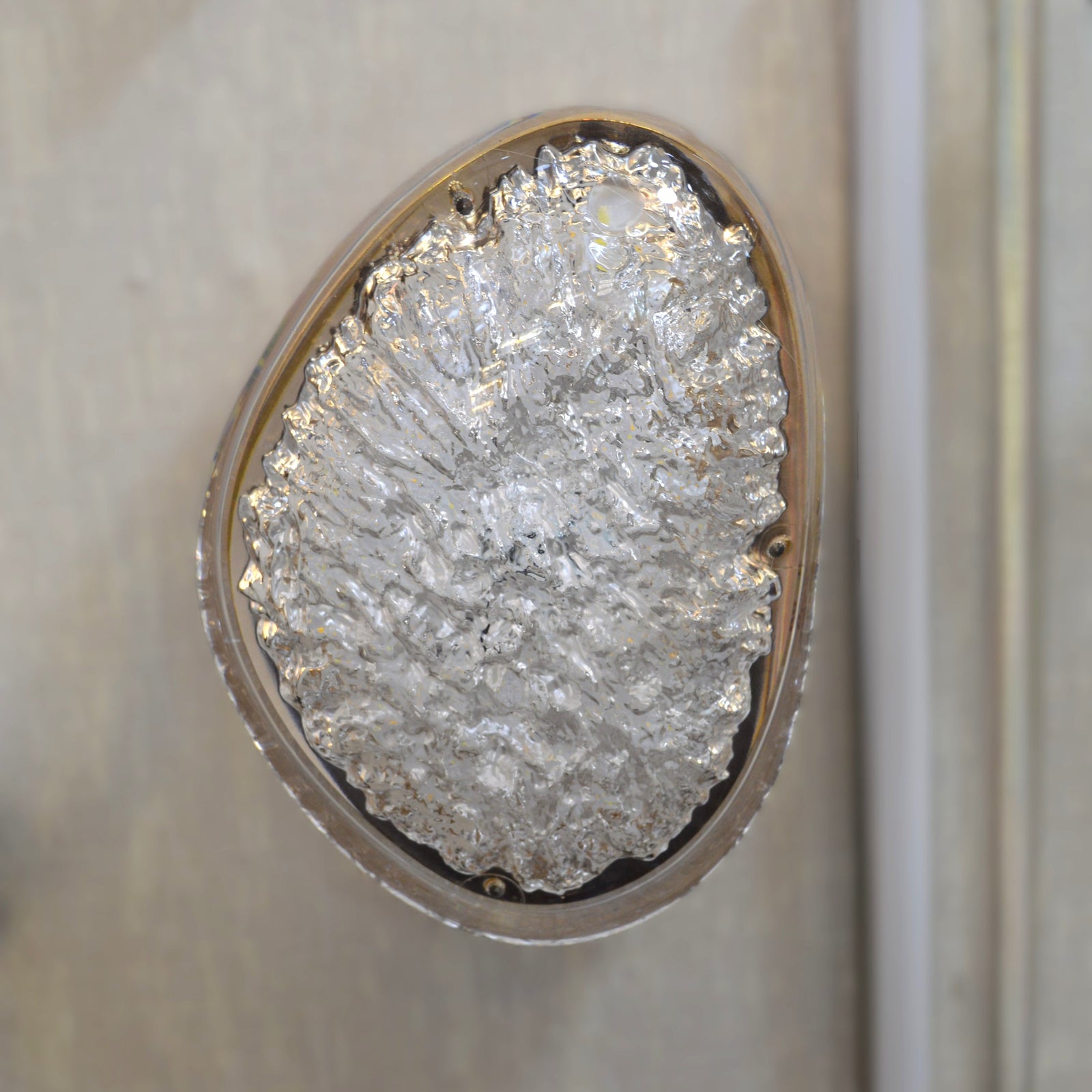 Almond Shape diffusers with an ice effect  Modern Wall mount LED Lights  -2310-1DW