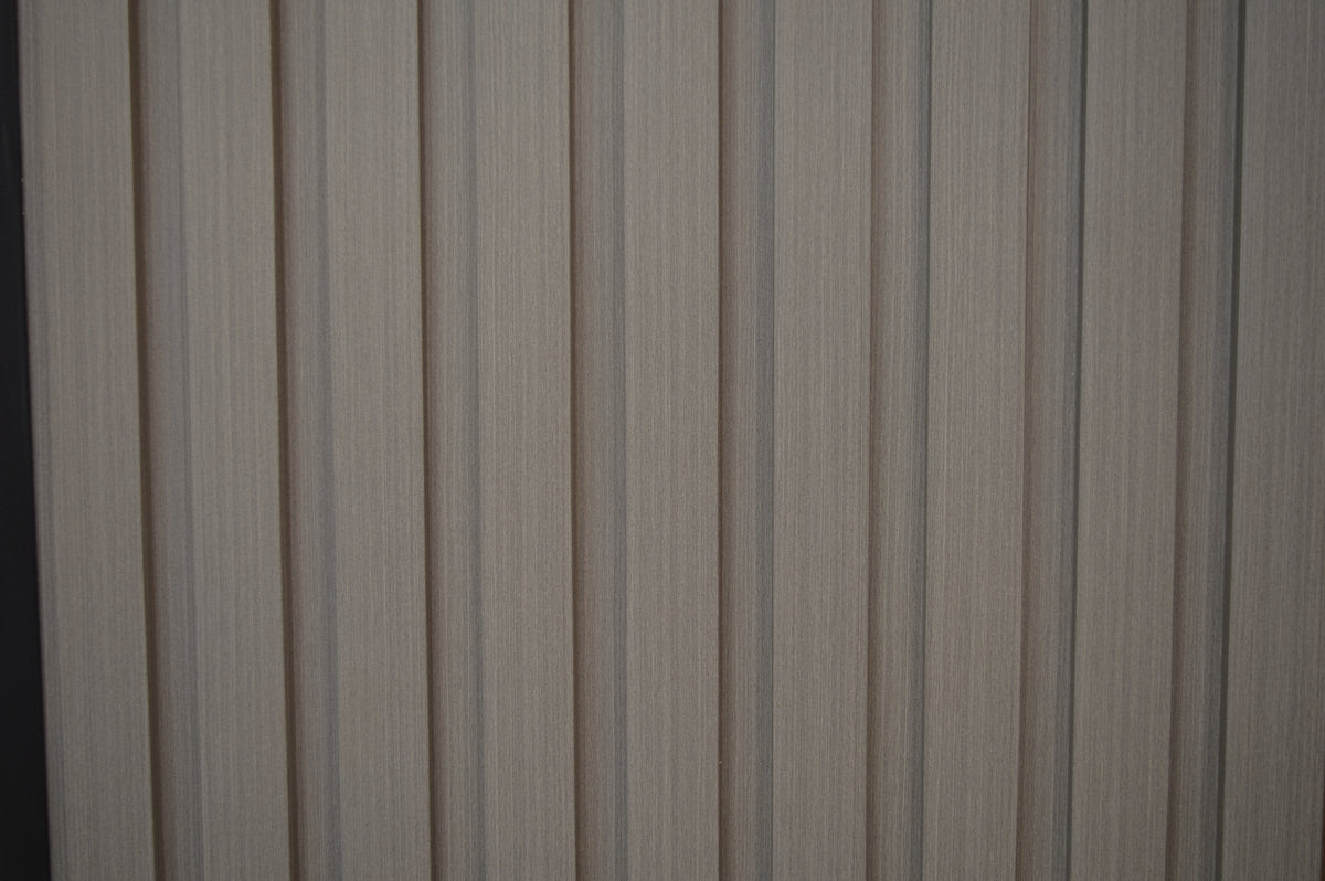Décor Slat Wall Panels in Wood Look finish-PWC Plastic Waterproof
