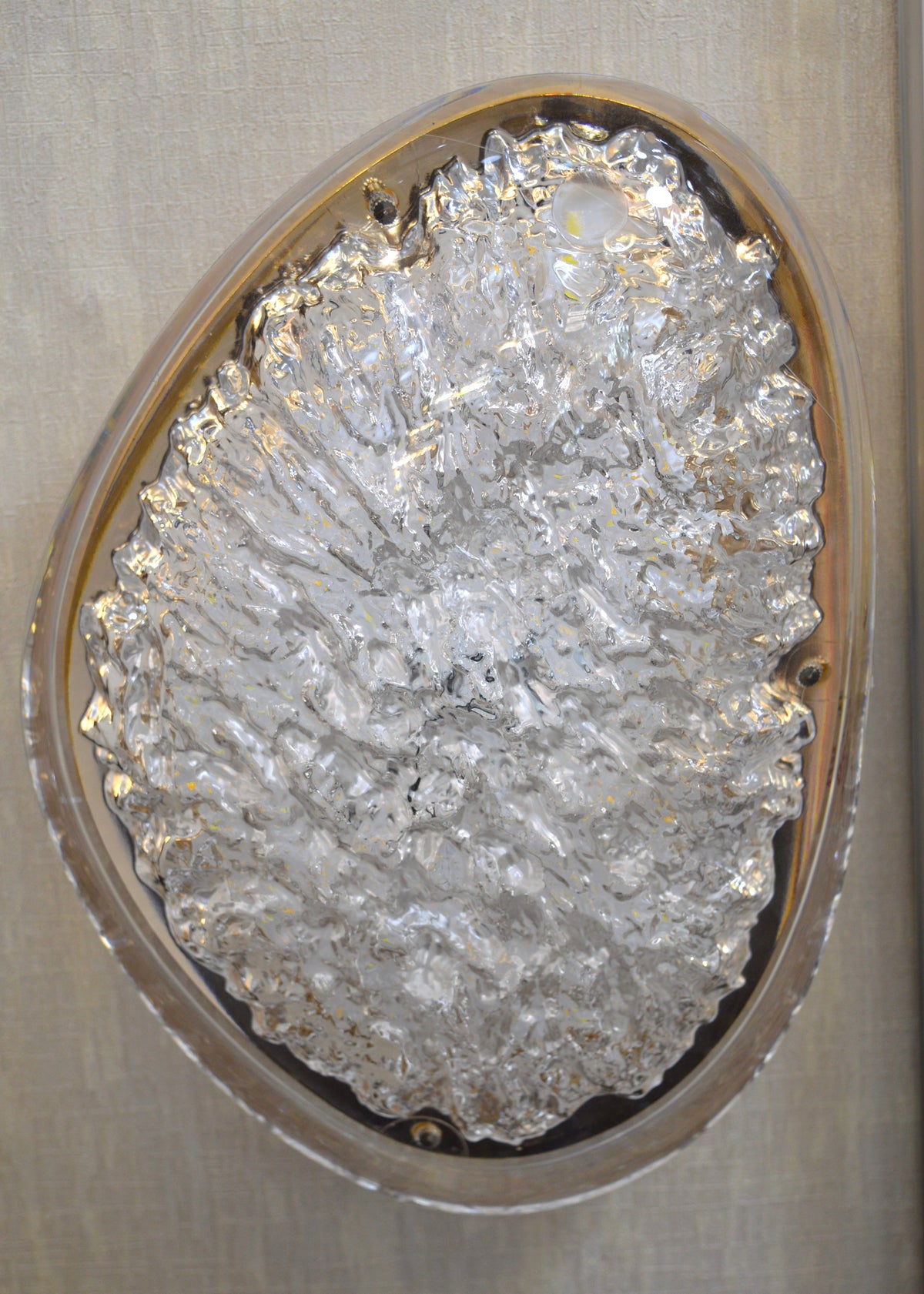 Almond Shape diffusers with an ice effect  Modern Wall mount LED Lights  -2310-1DW