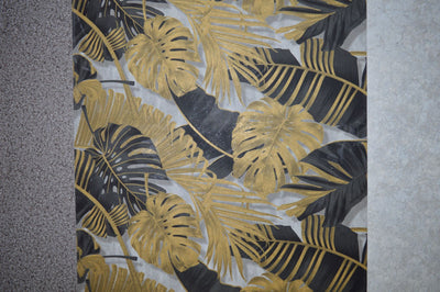 Natura Wallpapers-Cream & Gold, Black & Gold  - DK.22860-2 & 5