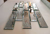 Full Bodied Metro Mirror Glass Mosaic Tiles with bevelled edges-75*300*8mm-45pcs-1m2