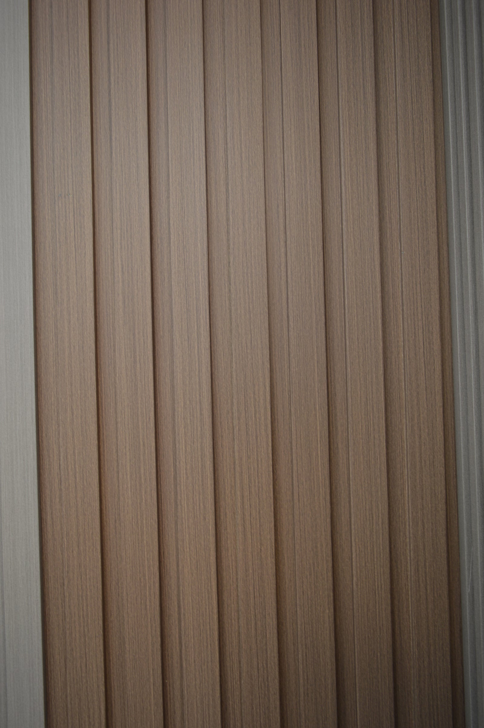 Décor Slat Wall Panels in Wood Look finish-PWC Plastic Waterproof