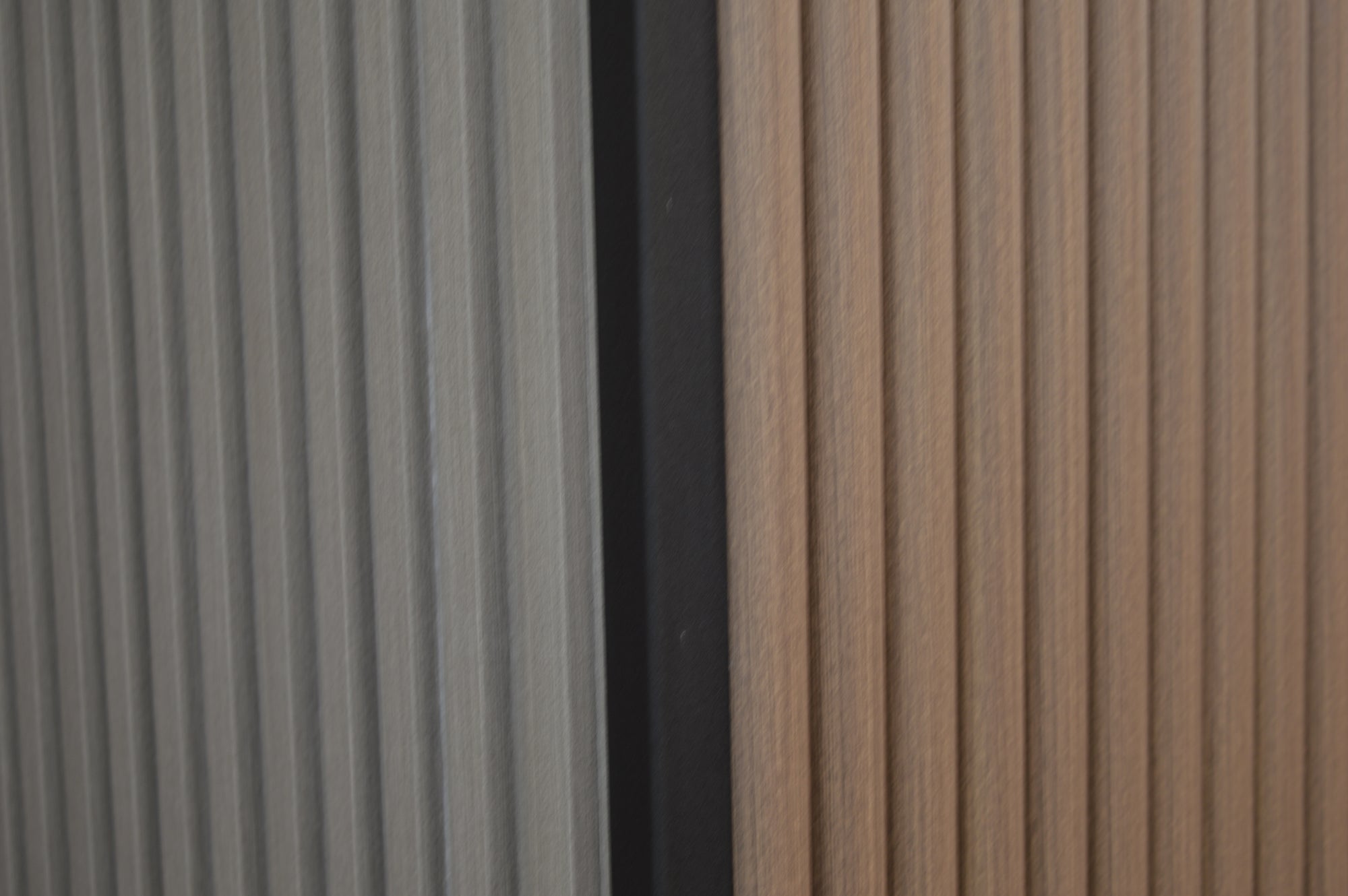 Décor Slat Wall Panels in Wood Look finish-PWC Plastic Waterproof